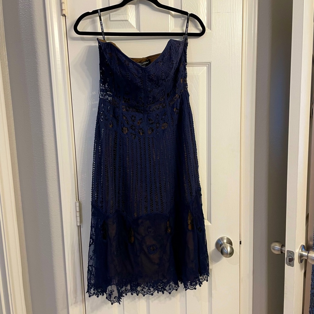 Everything must go! Dark blue betsey Johnson dress
